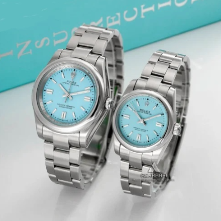 ساعت ست رولکس Rolex Perpetual light blue 02