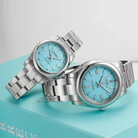 ساعت ست رولکس Rolex Perpetual light blue 02